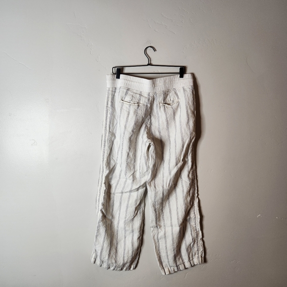 Athleta Cabo Tide Linen Wide Leg Pants Size 14 - Picture 4 of 8